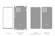 Galaxy M33 5G Full Wrap Skin Vector CutFile Template