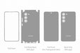 Galaxy S23 5G Full Wrap Skin Vector CutFile Template