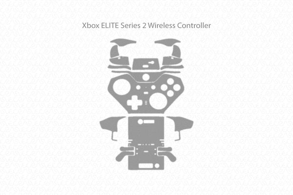 Xbox ELITE 2 Controller Full Wrap Skin Vector CutFile