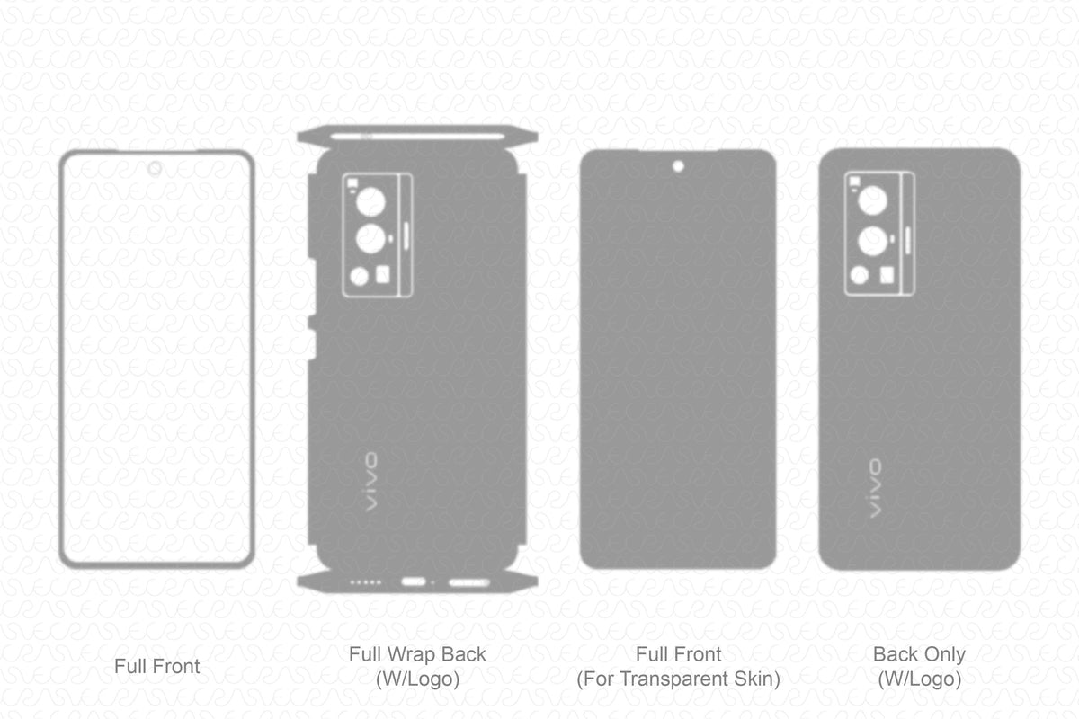 Vivo X70 Pro Skin Template Vector 2021 — VecRas