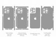iPhone 14 Pro Max Full Wrap Skin Vector CutFile Template
