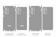 Galaxy F23 5G Full Wrap Skin Vector CutFile Template