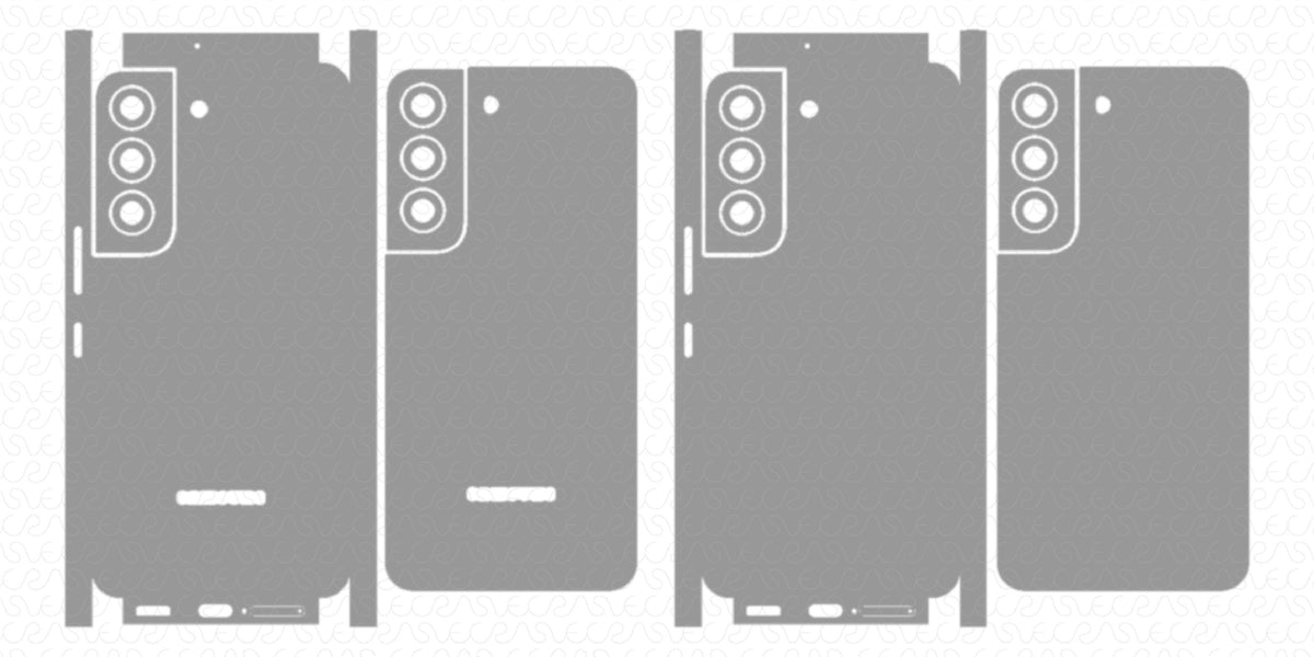 Galaxy S22 5G Skin CutFile Vector Template Full Wrap SVG — VecRas