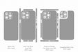iPhone 14 Pro Max Full Wrap Skin Vector CutFile Template