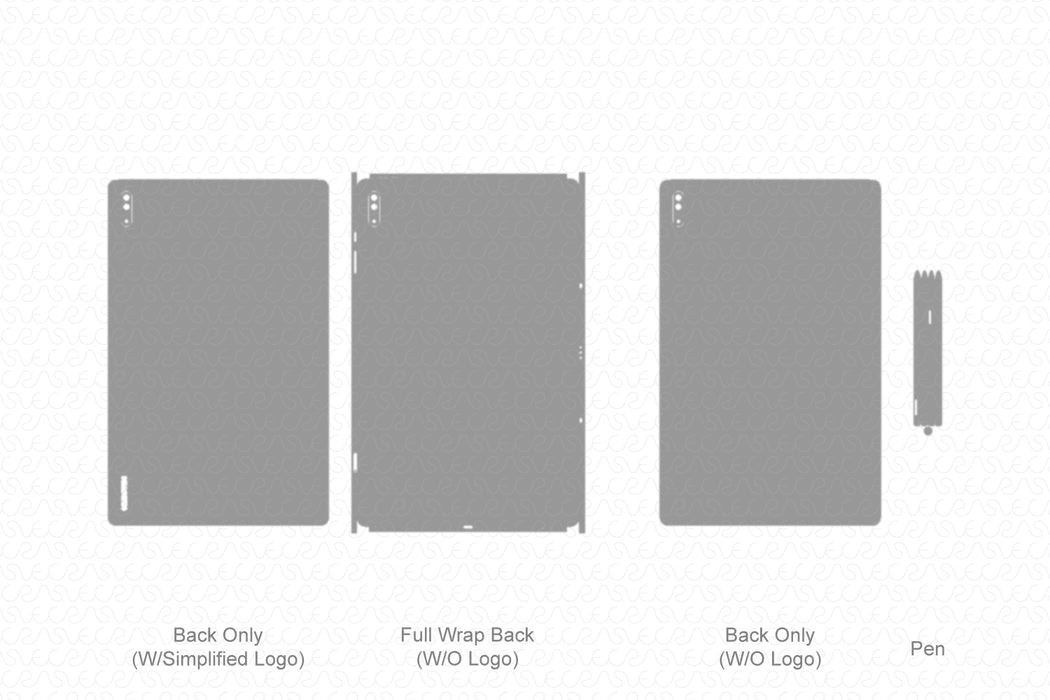 Galaxy Tab S8 Ultra 5G Full Wrap Skin Vector CutFile Template