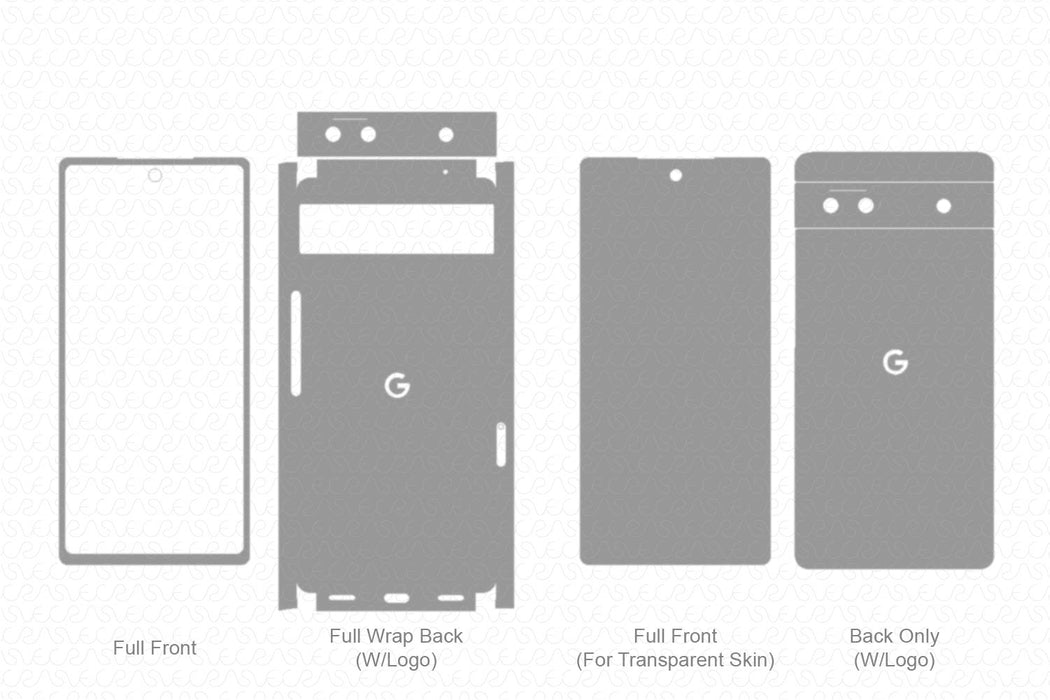 Google Pixel 6A Skin Template Vector 2022 — VecRas google-pixel-6a-skin-template-vector-2022-vecras