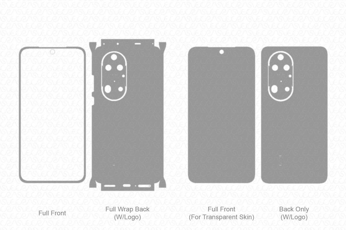 Huawei P50 Pro Skin Template Vector 2021 — VecRas