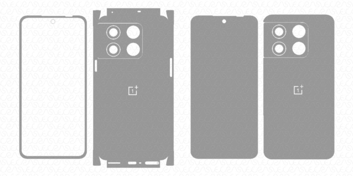 OnePlus 10T Skin Template Vector 2022 — VecRas