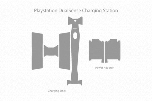 Sony PS5 DualSense Charging Station Full Wrap Skin Vector CutFile Template