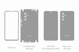 Galaxy A54 5G Full Wrap Skin Vector CutFile Template
