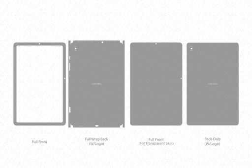 Galaxy Tab S6 Lite Full Wrap Skin Vector CutFile Template