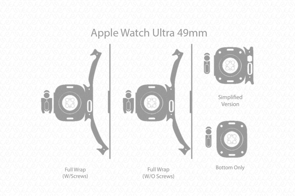 Watch Cut File Vinyl Ready Vector Cut File Templates for Apple Watch / Watch Skins in ...