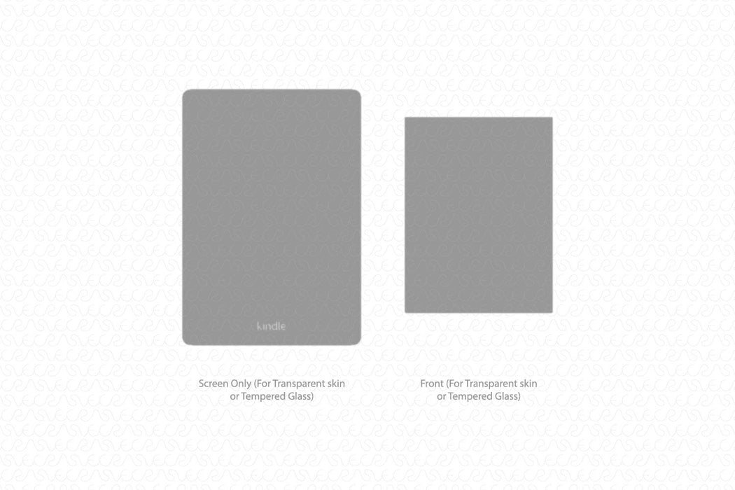 Kindle Paperwhite 6 (10th Gen) Full Wrap Skin Vector CutFile Template