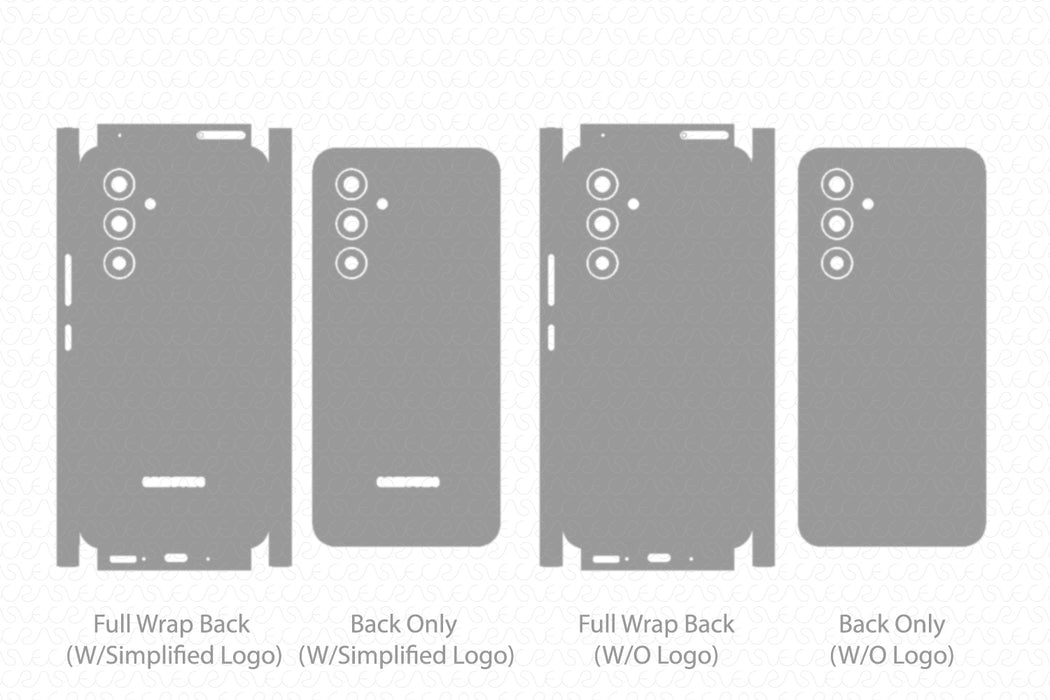 Galaxy A54 5G Galaxy A54 5G Full Wrap Skin Vector CutFile Template
