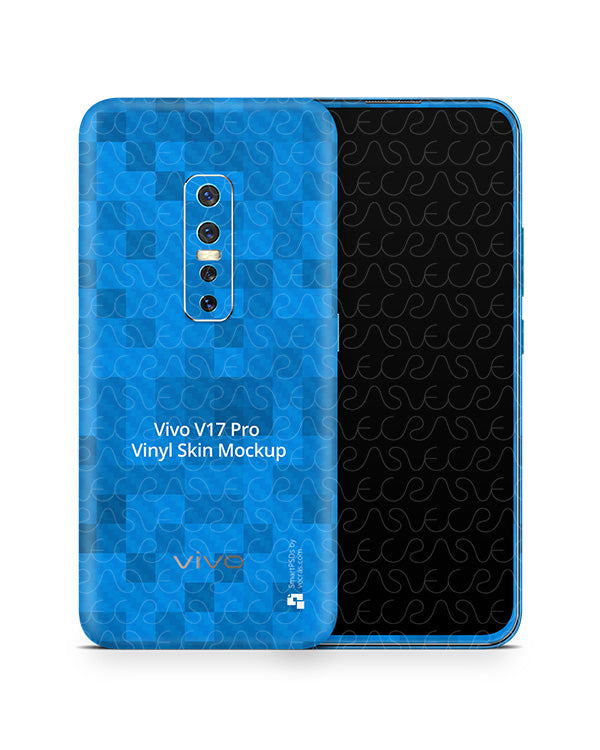 Vivo V17 Pro Vinyl Skin Design Mockup 2019 — VecRas