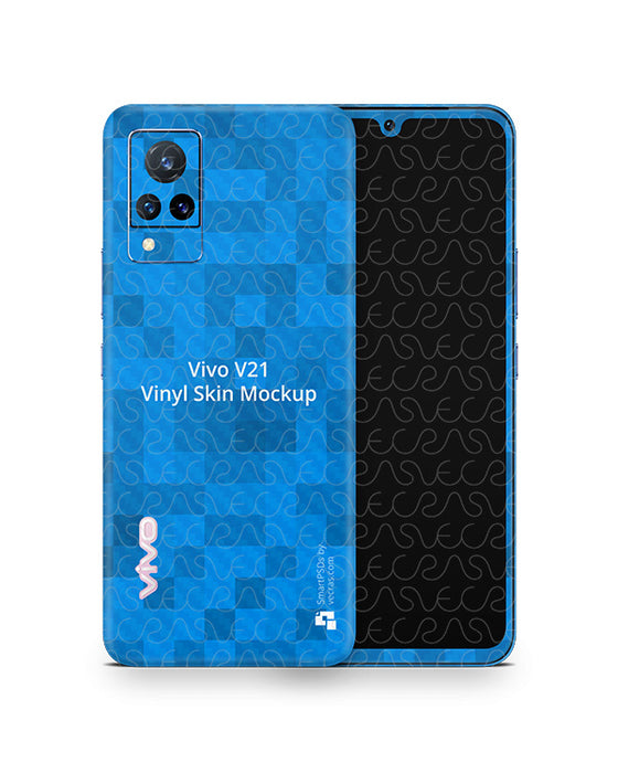 Vivo V21 (2021) PSD Skin Mockup Template