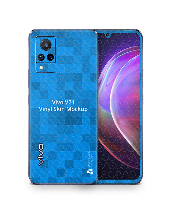 Vivo V21 (2021) PSD Skin Mockup Template