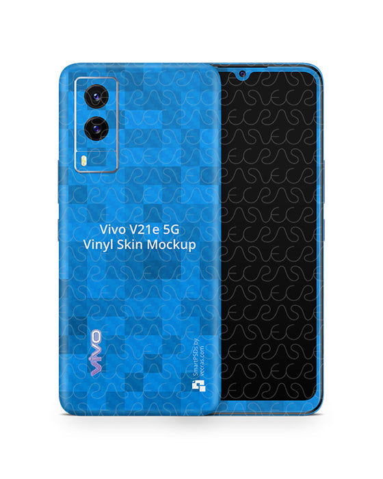 Vivo V21e 5G (2021) PSD Skin Mockup Template