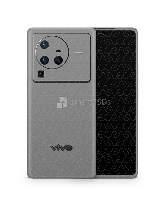 Vivo X80 Pro (2022) PSD Skin Mockup Template