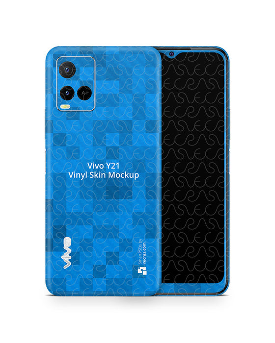 Vivo Y21 (2021) PSD Skin Mockup Template