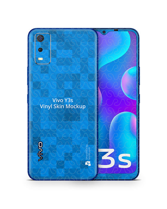 Vivo Y3s (2021) PSD Skin Mockup Template