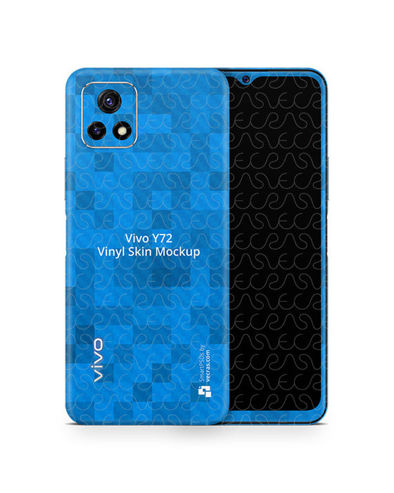 Vivo Y72 5G - India (2021) PSD Skin Mockup Template