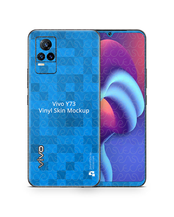Vivo Y73 (2021) PSD Skin Mockup Template — VecRas