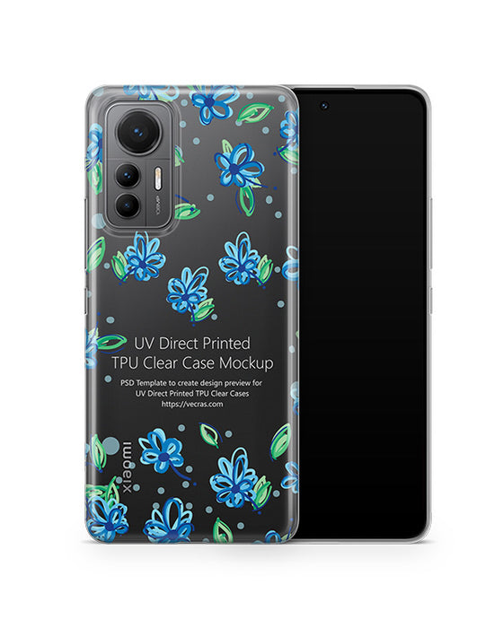 Xiaomi 12 Lite (2022) TPU Clear Case Mockup