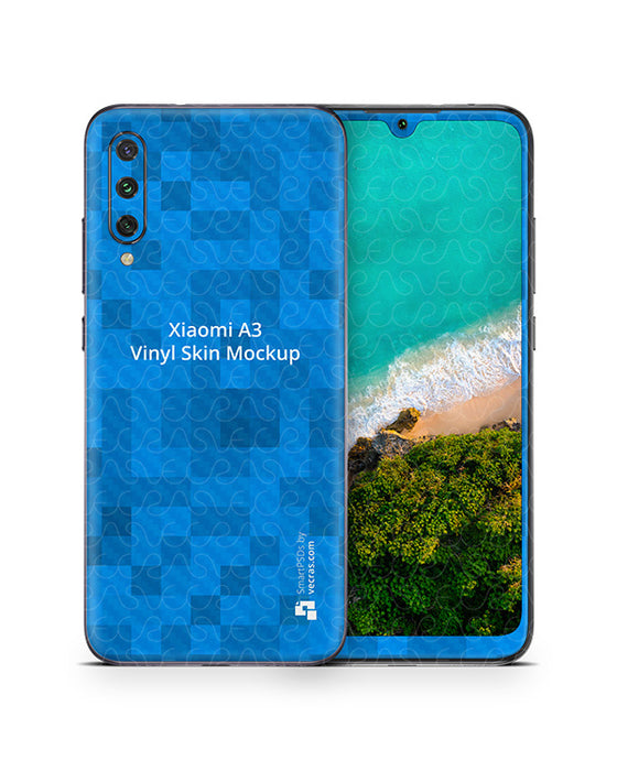 Xiaomi Mi A3 (2019) PSD Skin Mockup Template