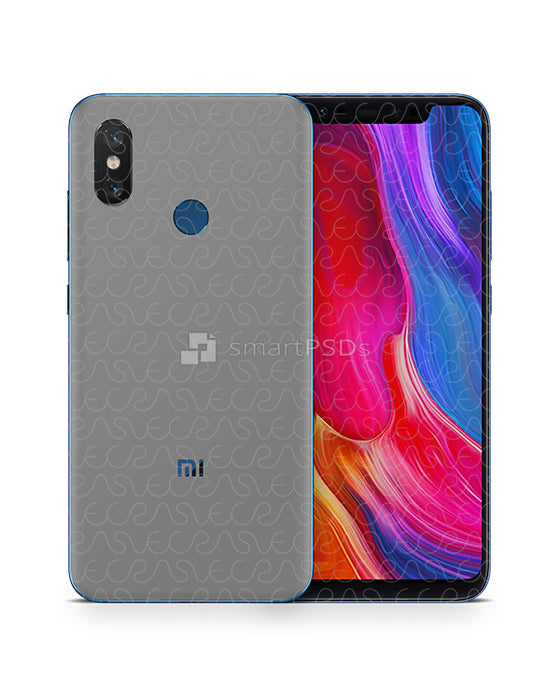 Xiaomi Mi8 (2018) PSD Skin Mockup Template