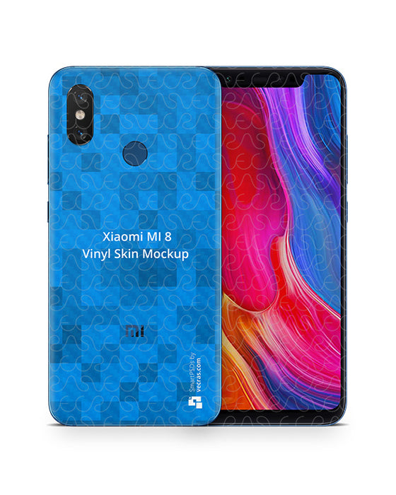 Xiaomi Mi8 (2018) PSD Skin Mockup Template