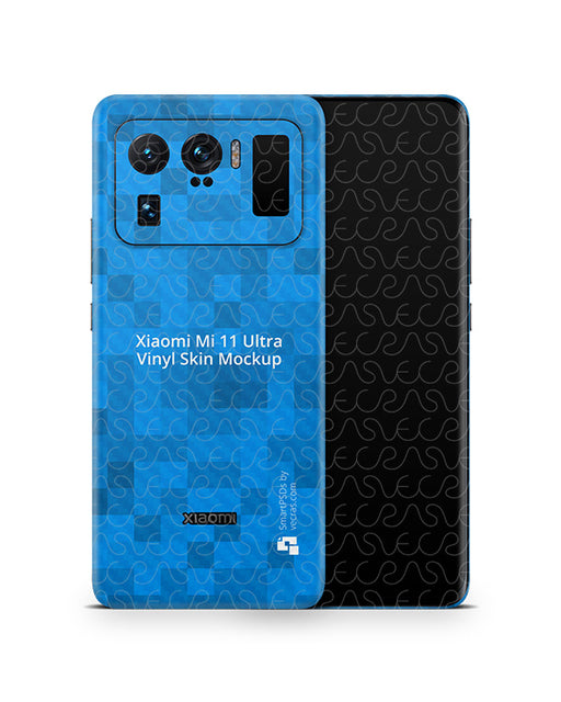Xiaomi Mi 11 Ultra (2021) PSD Skin Mockup Template, mi skins, mi psd mockup, vecras mockup , vecras