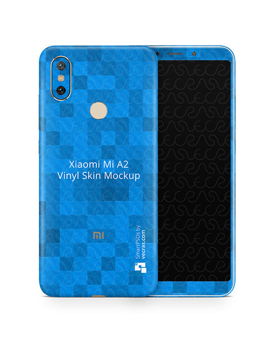 Xiaomi Mi A2 Vinyl Skin Design Mockup 2018