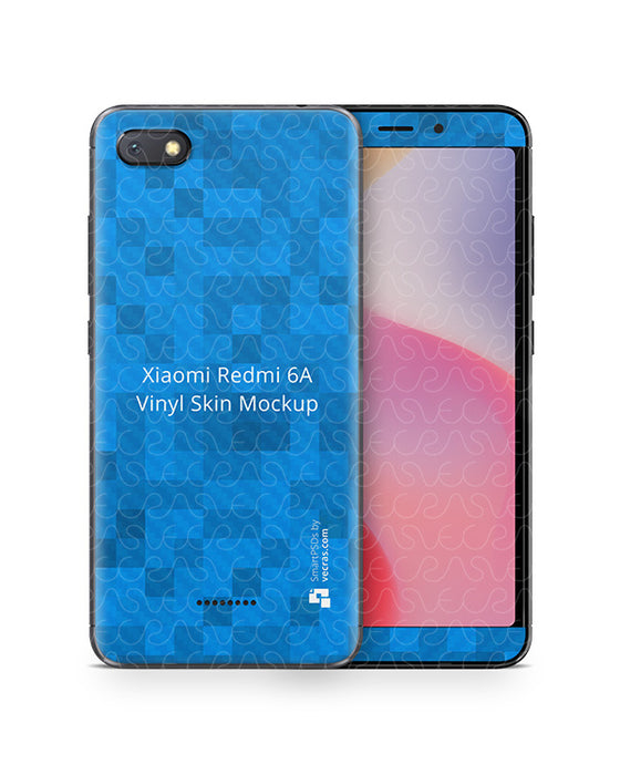 Redmi 6A Vinyl Skin Design Mockup 2018