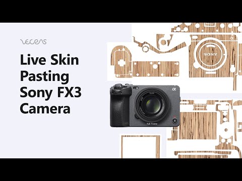 Sony FX3 Camera 3M Decal Skin Wrap Short Video