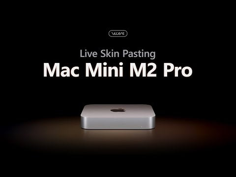 mac mini m2 pro skin application demo video