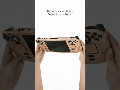 valve steam deck 3M skin Wrap Application Demo
