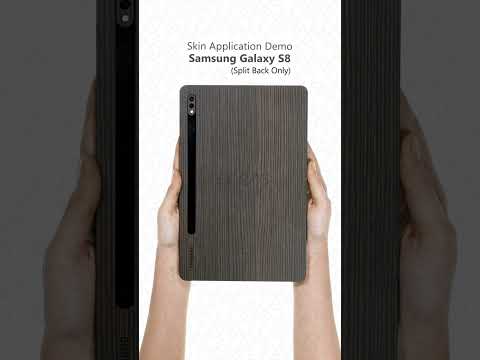 Galaxy Tab S8 3M Decal Skin Wrap Short Video