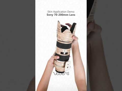 Sony 70-200mm F2.8 G SSM II Lens Skin Template Vector 2020 Media 2 of 3 3M Decal Skin Wrap Short Video