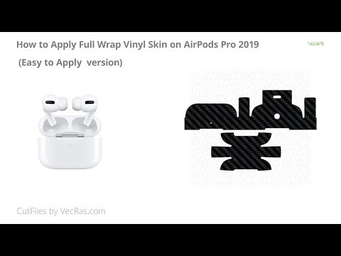 Apple AirPods Pro 3M Decal Skin Full Wrap Application Tutorial