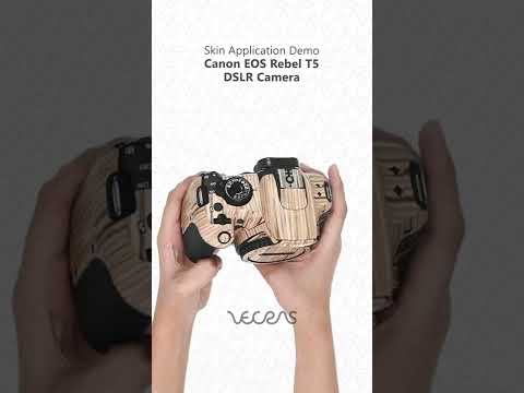Canon EOS Rebel T5-1200D Camera 3M Decal Skin Wrap Short Video