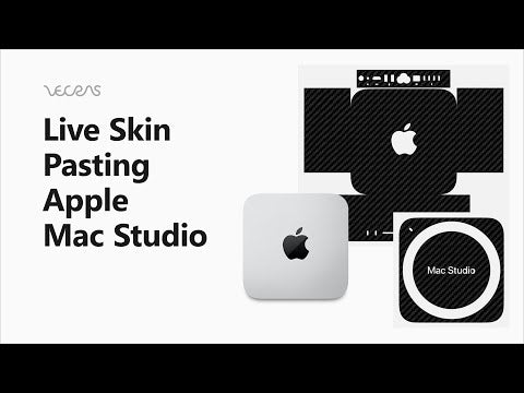 Apple Mac Studio 3M Decal Skin Full Wrap Application Tutorial