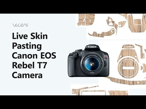 Canon EOS Rebel T7-1500D Camera 3M Decal Skin Wrap Short Video