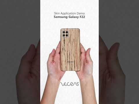 Galaxy F22 3M Decal Skin Wrap Short Video