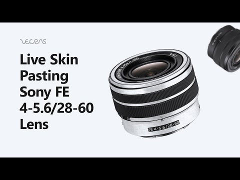 sony fe 28-60 mm lense skin application video demo