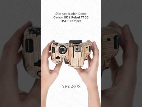 Canon EOS Rebel T100-4000D Camera 3M Decal Skin Wrap Short Video