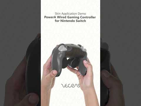 PowerA GameCube Wired Controller 3M skin Wrap Application Demo