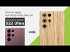 Galaxy S22 Ultra 5G 3M Decal Skin Full Wrap Application Tutorial
