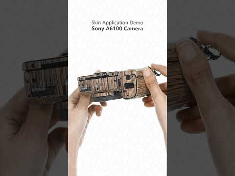Sony A6100 3M Decal Skin Wrap Short Video