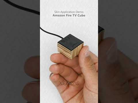 Amazon Fire TV Cube 4K & Alexa Voice Remote 3M Decal Skin Wrap Short Video
